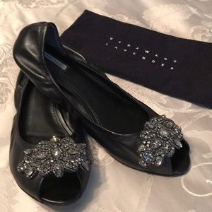 Vera Wang embellished flats